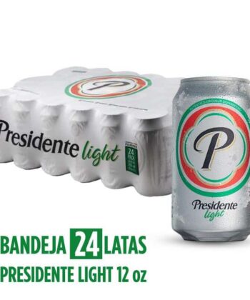 Cerveza de Lata 237 ml x 24 pack Presidente Light