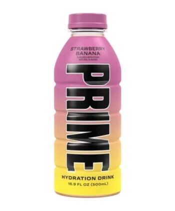 Bebida deportiva fresa y plátano 500ml Prime Hydration