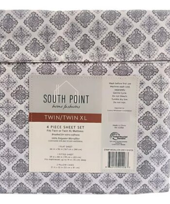 Juego de Sábanas Estampadas de 4 Piezas Induvidual South Point