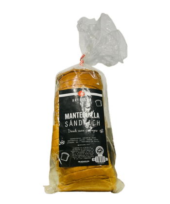 Pan Sandwich Mantequilla  550gr Artesano