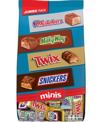 Paquete Variado de Chocolates Minis 868g Snickers