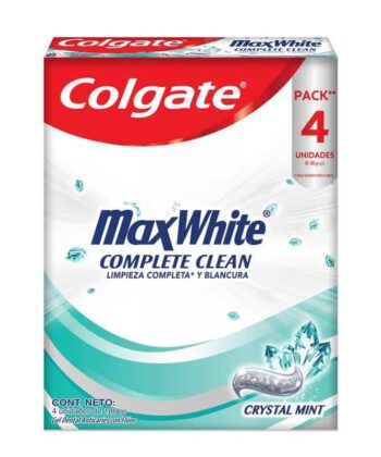 Pasta Dental Max White 180ml x 4 unds Colgate