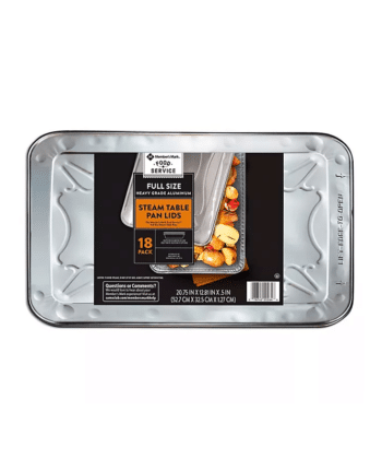 Tapa Para Embaces de Aluminio Tamaño Completo 18 uds Members Mark