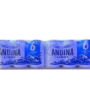 Cerveza de lata 330ml x24 Und Andina Light