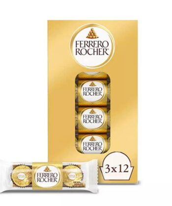 Chocolates Finos de Avellana x 36 unids Ferrero Rocher