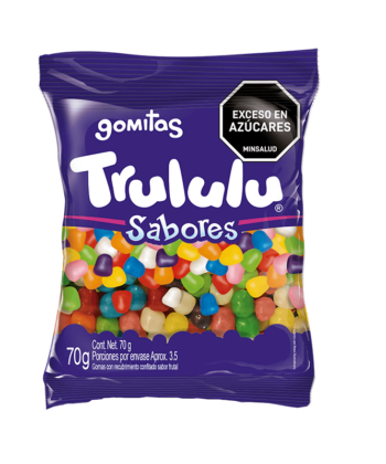 Gomitas Sabores 70g Trululu