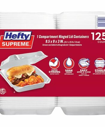Recipientes de Espuma 125 Unds Hefty Supreme