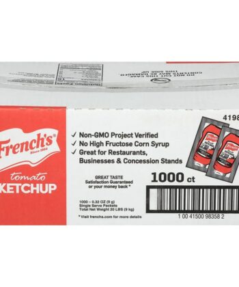 Paquetes de salsa de tomate 1000 unds French's