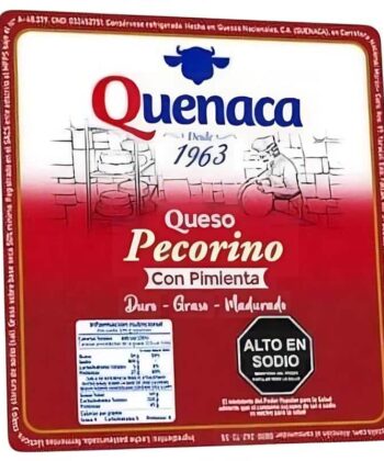 Queso Pecorino sin pimienta 200gr Quenaca