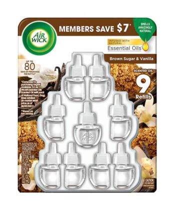 Repuestos de Ambientador de Azucar Morena y Vainilla x9 uds Air Wick