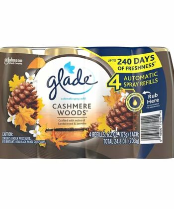 Repuestos para Ambientador Automatico con olor a madera x4 uds Glade