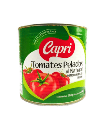 Tomates Italianos Pelados al Natural 2,5kg Capri