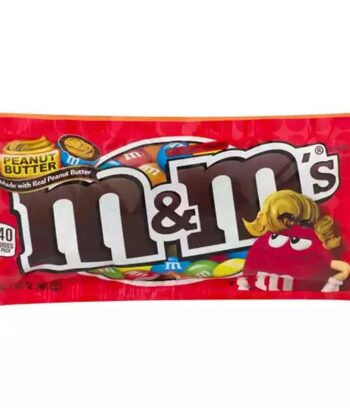 Caramelos de chocolate y mantequilla de maní de M&M's