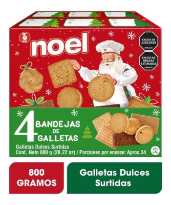 Galletas Dulces Surtidas x 4 Unids 200g Noel