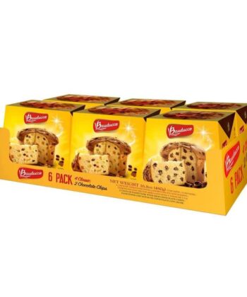 Panettones y Chocottones Minis x 6 unds Bauducco