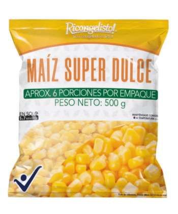 Bolsa de Maíz Dulce 1kg Ricongelisto