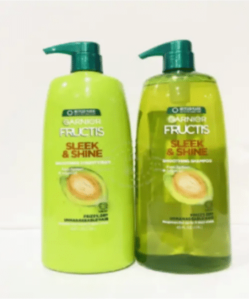 Acondicionador Y Champu Suavizante smooth & shine kera system 1.18L Garnier Fructis