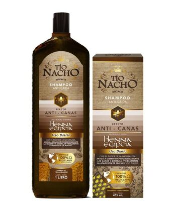 Shampoo Anticanas 1 L + Acondicionador 415 mL Tío Nacho