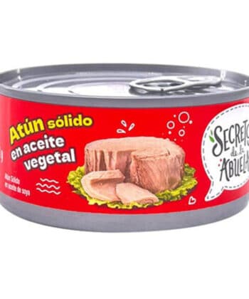 Atún Sólido en aceite vegetal 170 gr Secretos de la Abuela