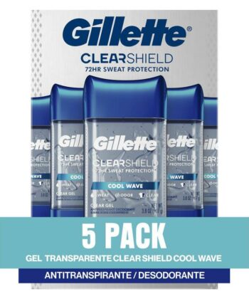 Desodorante en Gel 5 Unidades / 107 g Gillette Cool Wave