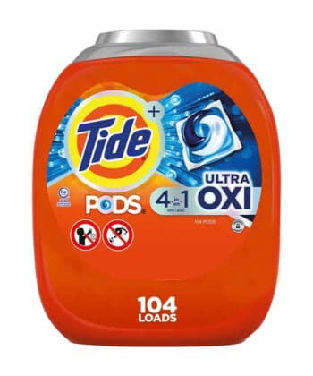 Detergente en Capsulas 4 en 1 Ultra Oxi x 104 Pods Tide