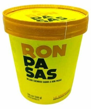 Helado de Ron Pasas La Argentina 700cm3