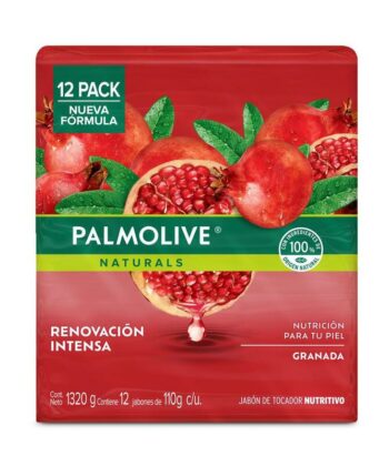 Jabón de Baño Granada 110g x 12 unds Palmolive Naturals