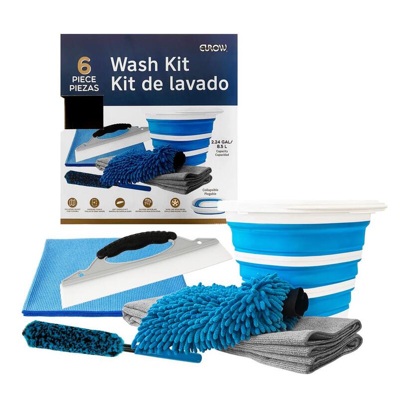 Kit para Lavado de Autos 6 Piezas Eurow (1)