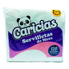 Servilletas Caricias 120unds