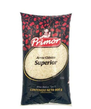 Arroz Blanco Clasico Superior 900g Primor
