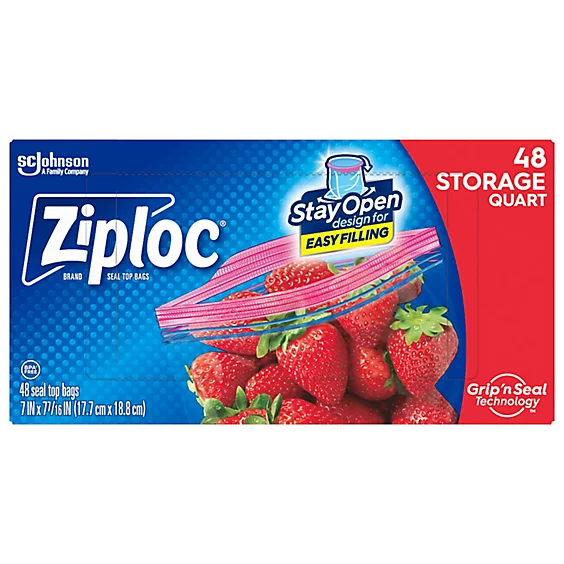 Bolsas Ziploc 46 unidades Scjohnson