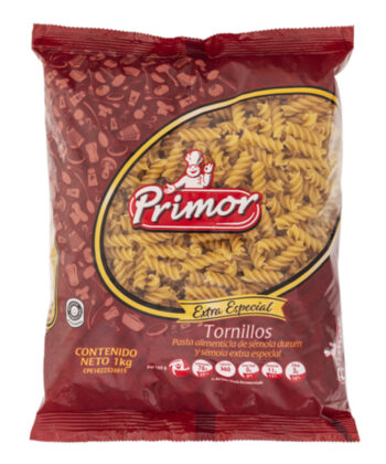 Pasta Tornillos Extra Especial 1 Kg Primor