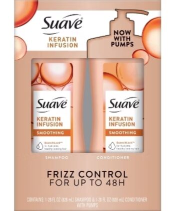 Shampoo y Acondicionador infusión de queratina 828ml Suave
