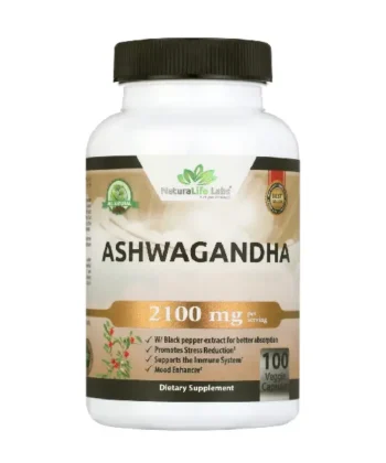 Cápsulas vegetarianas 100 unds 2100mg por servicio Organic Ashwagandha