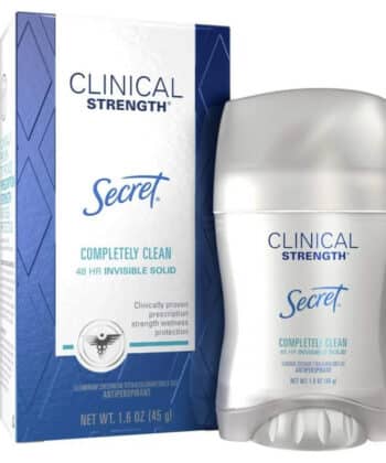 Desodorante x und Secret Completely Clean