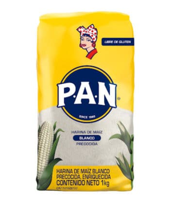 Harina de Maiz Blanco 1 Kg P.A.N Sin Gluten