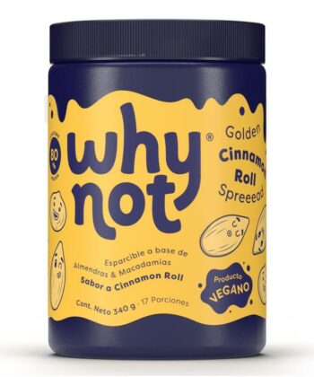 Mantequilla de Almendras y Macadamia Sabor Rollos de Canela 340g Why Not