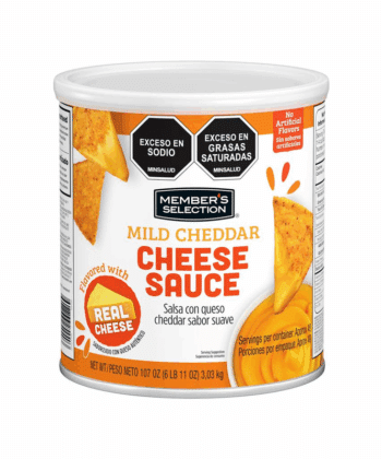 Salsa de Queso Cheddar 3.03 kg Member's Selection
