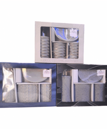 Set de 4 piezas Ceramica de Baño Variado