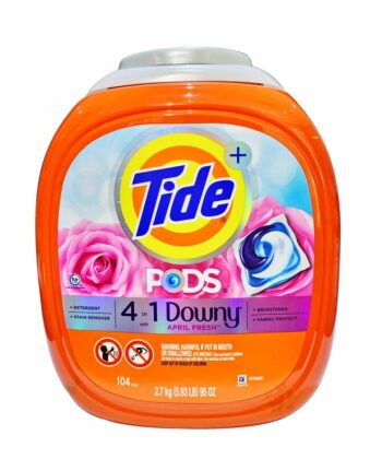 Detergente en capsulas 4 in 1 April Fresh 2.7 Kg Tide Downy