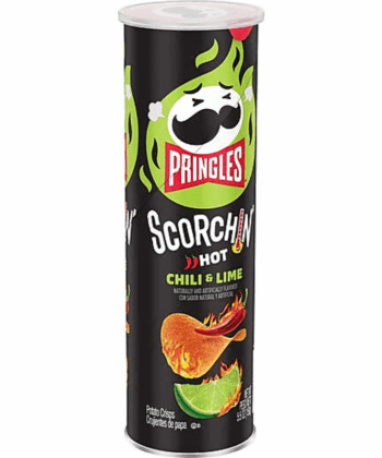 Papas Fritas Sabor Chili Y lima Hot 158g Pringles