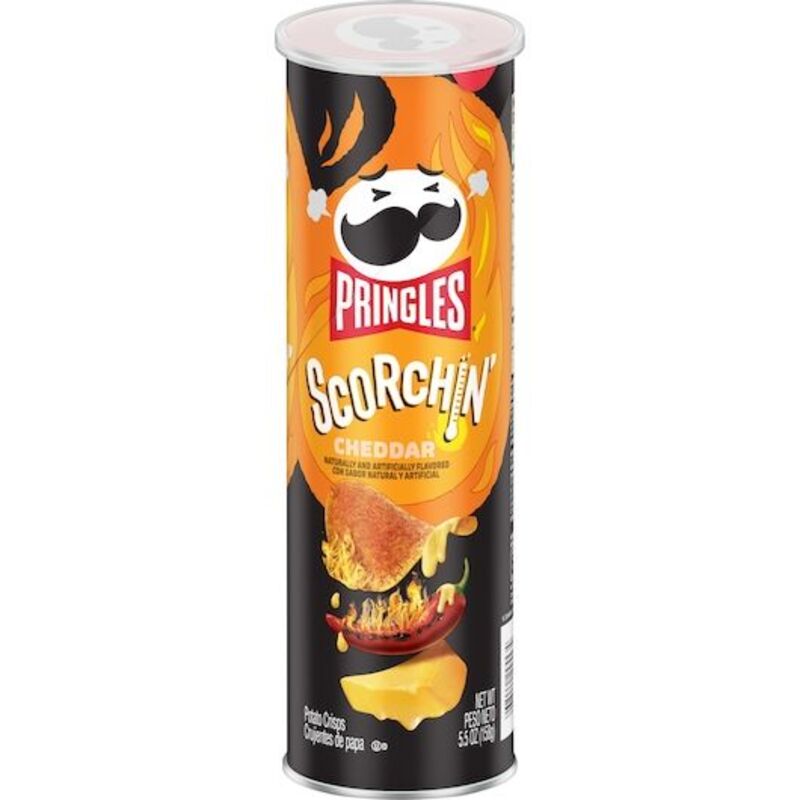 Papas Fritas Sabor cheddar Hot 158g Pringles (1)