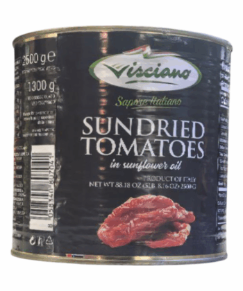 Tomates secos en Aceite de Girasol 2,5Kg Visciano