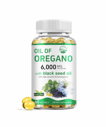 Aceite de Oregano 60 Capsulas 6000mg por servicio Live Nature