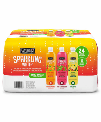 Agua con Gas Sabor a Frutas 503ml 24 Unids Member's Selection