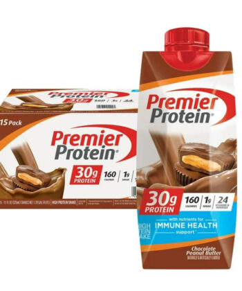 Batido Chocolate y Mantequilla de Mani 325ml x 15 unds Premier Protein