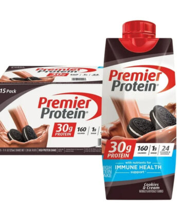 Batido Proteico De Cookies and Cream 325ml x 15 unds Premier Protein