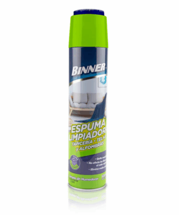 Espuma Limpiadora de Tapicería, Telas y Alfombras 600ml Binner