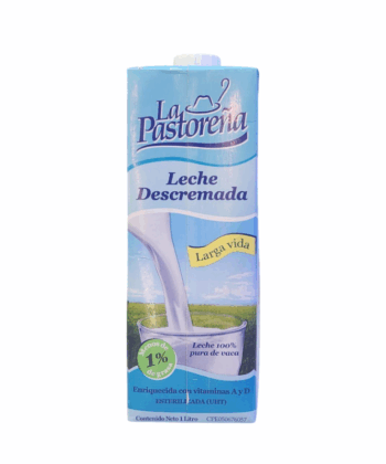 Leche Descremada x Unid 1L La Pastoreña