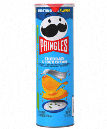 Papas Fritas Sabor Cheddar y Crema Agria 158gr Pringles